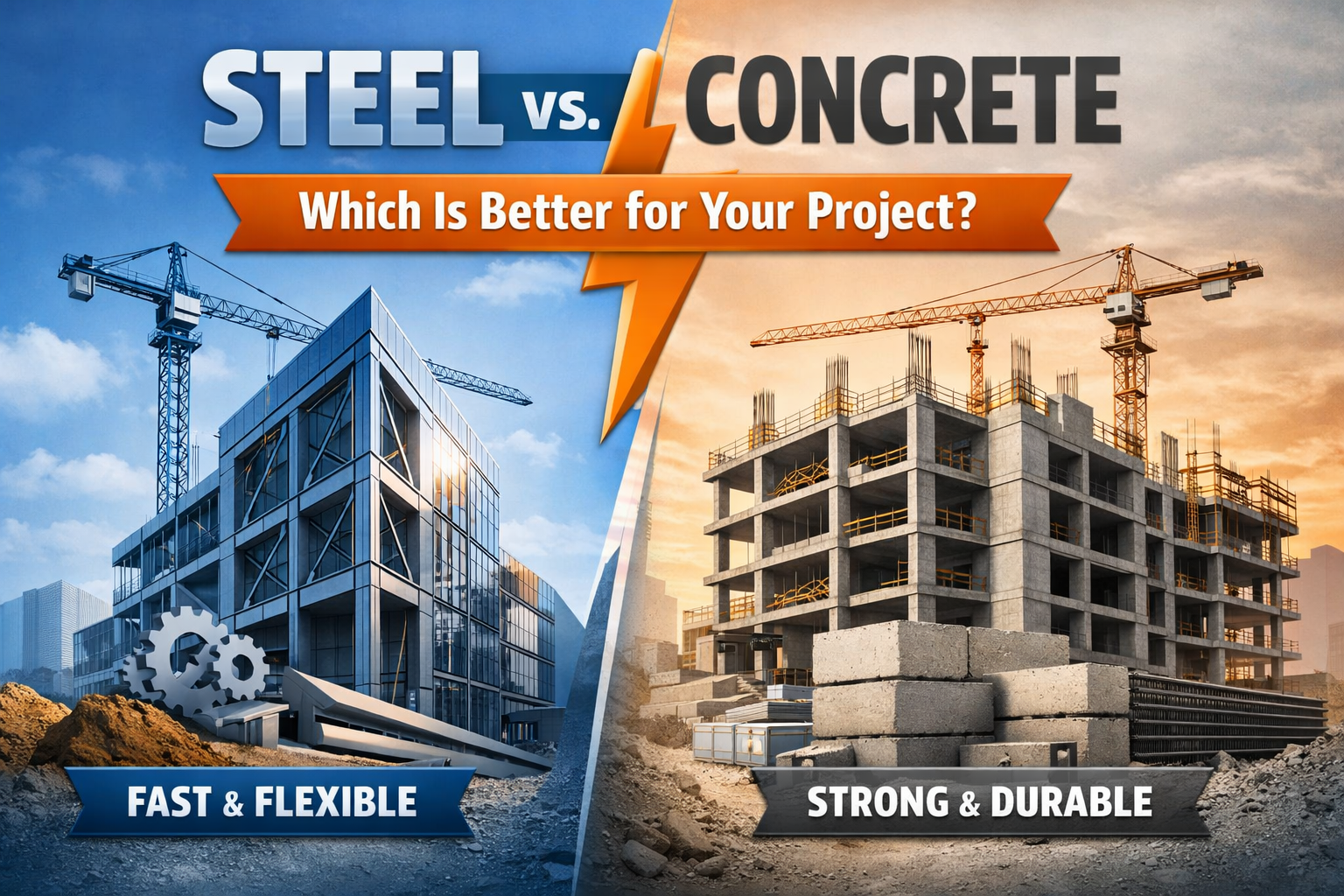 Steel vs Concrete in Modern Construction
