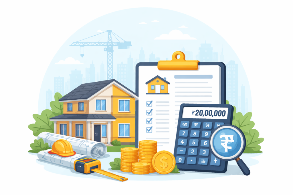 cost of construction in Sonipat