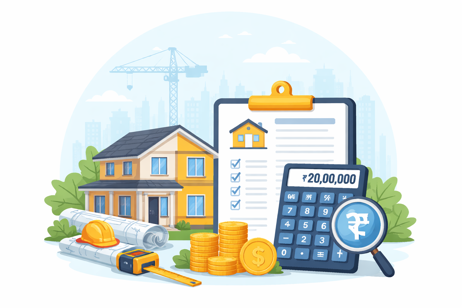 cost of construction in Sonipat