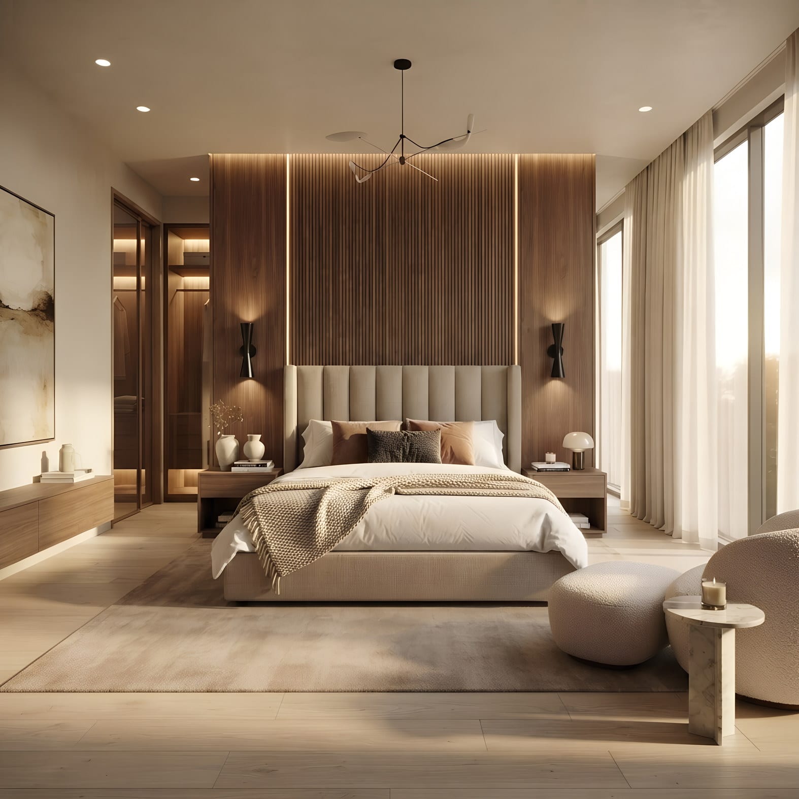 Bedrooms render